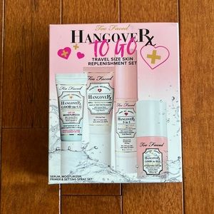 Too Faced Hangover Rx Travel Set (Moisturizer, Serum, Primer, and Spray)